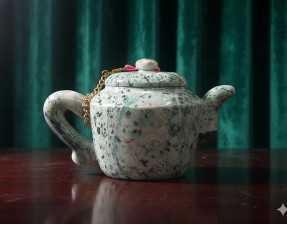 Retro Coarse Pottery Chinese Teapot